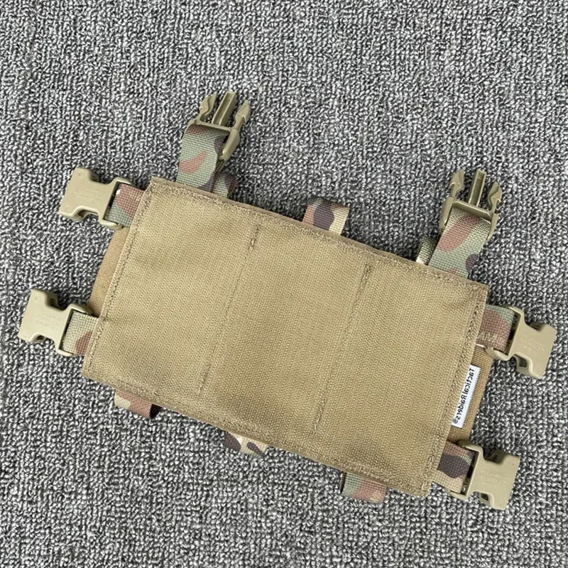 Bolsa táctica Triple para revistas LV119 MK3 MK4 FCSK, portador de placa para el pecho, bolsa Mag, chaleco Airsoft, bolsa de accesorios de expansión - imagen 2