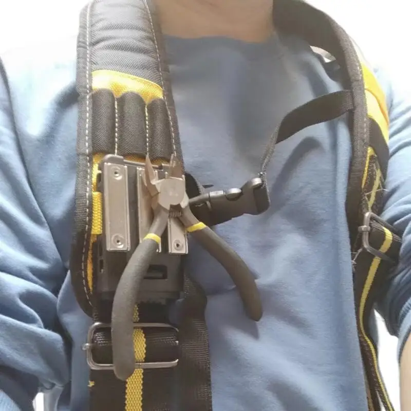 Clip de cintura magnético, piezas de electricista de muñeca, tornillo de succión de trabajo portátil ajustable, herramientas para cinturón de hombro - imagen 2
