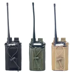 Soporte táctico para Radio Molle, funda para Radio, funda para Radios de alta resistencia para Walkie Talkies de dos vías, equipo de caza Baofeng