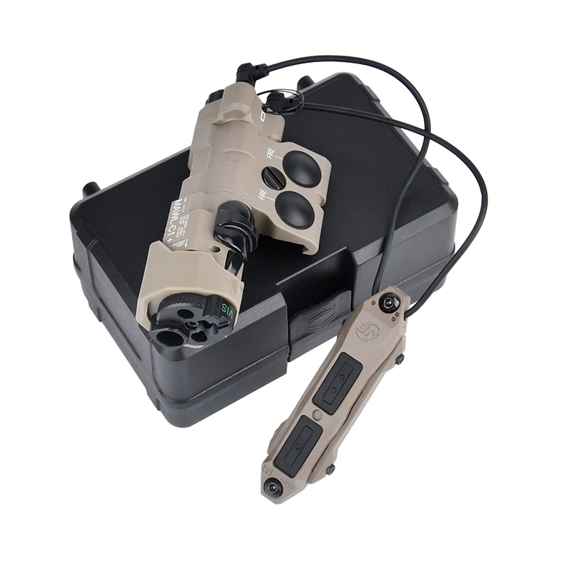 MAWL-C1 de nailon táctico, luz de relleno IR de punto rojo, verde y azul, MAWL, linterna de caza de función completa, luz LED estroboscópica blanca - imagen 3