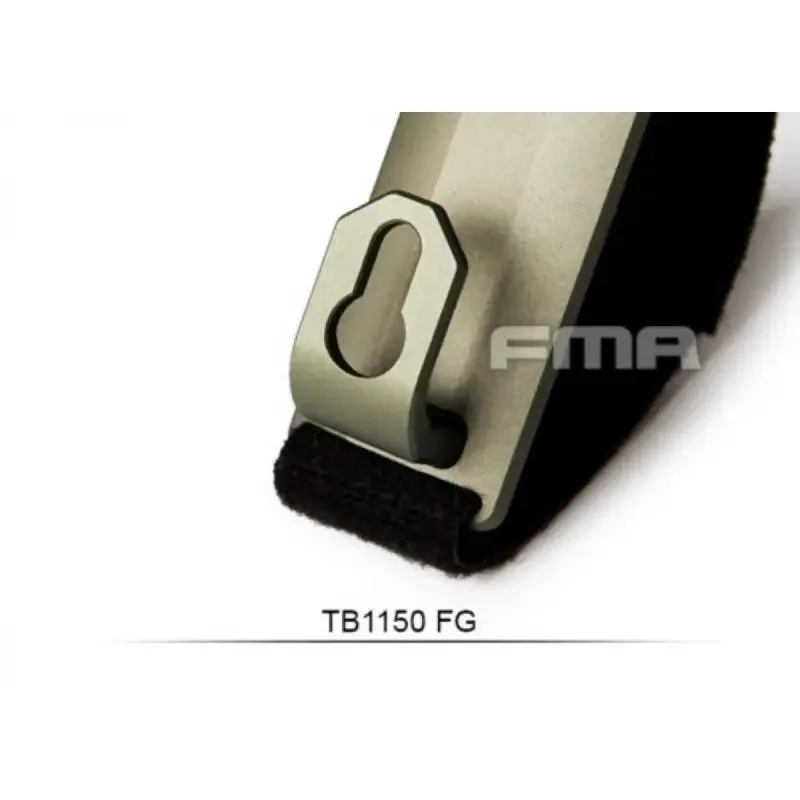 Táctico 1 pieza FMA gancho de aluminio bucle hombro montaje Sling fijo anclaje Clip Molle pecho Rig accesorio - imagen 2