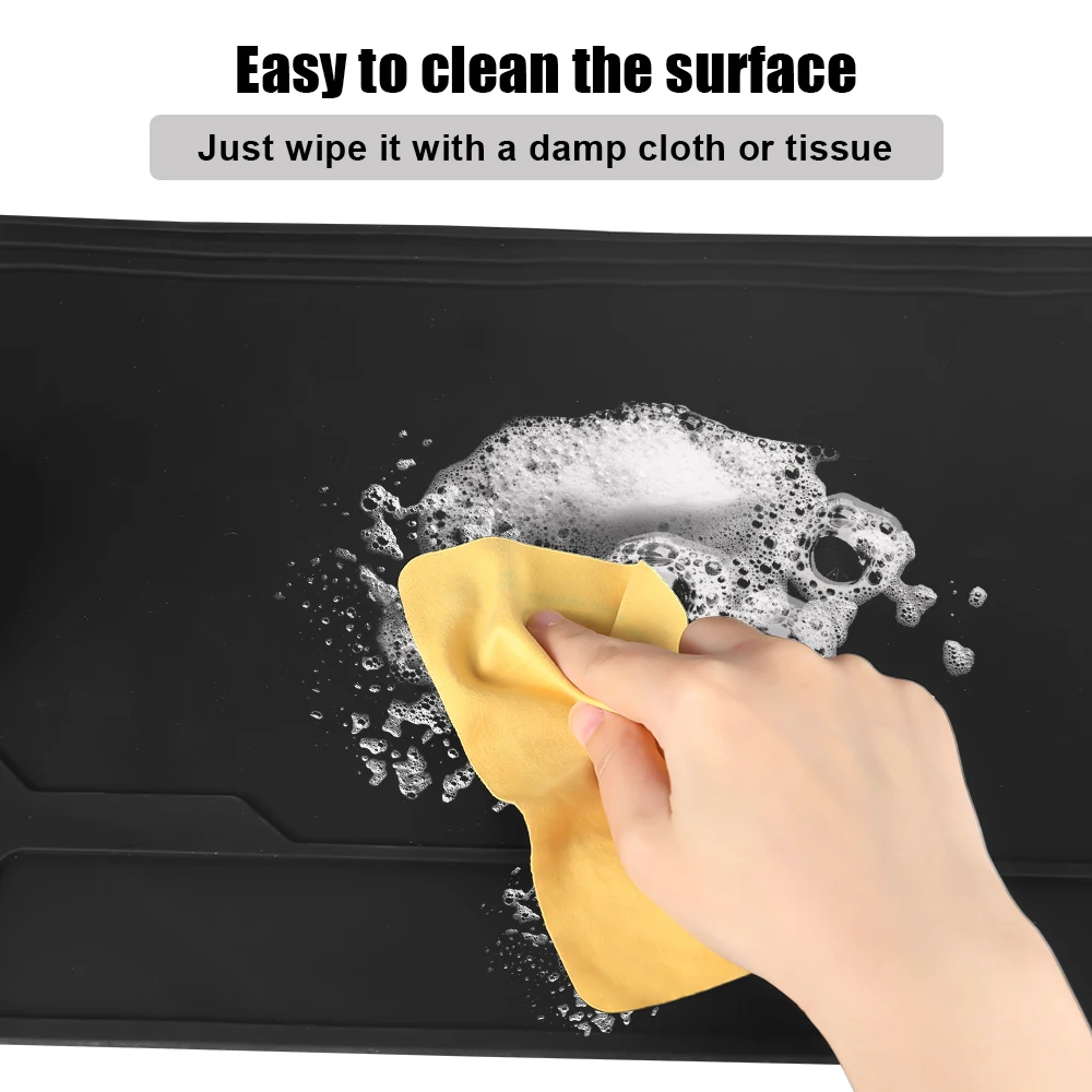 Estera de limpieza de pistola, Rifle, estera magnética táctica de goma antideslizante, estera de mantenimiento de pistola para banco de trabajo de reparación de limpieza de pistola - imagen 4