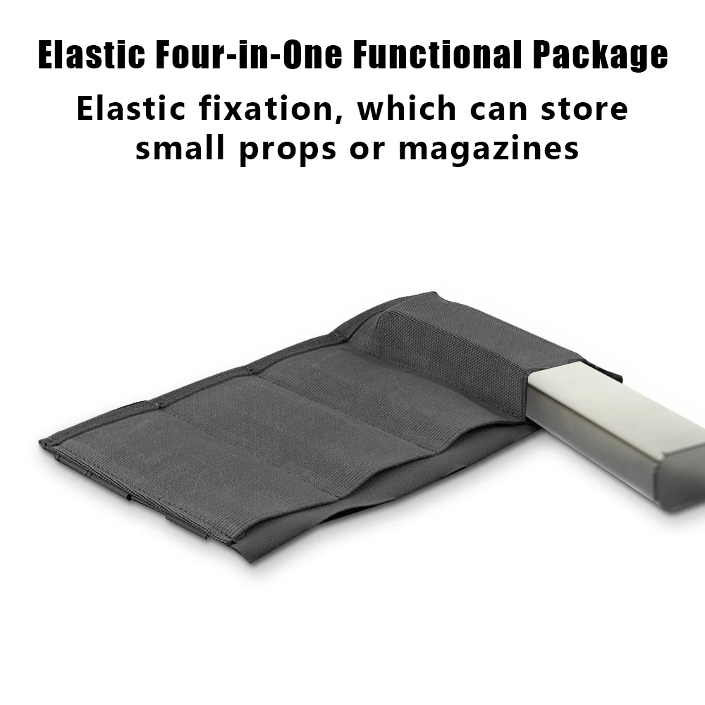 Bolsa magnética de 4 paneles, bolsa táctica MOLLE para revistas, bolsa organizadora de herramientas de utilidad, chaleco de bolsillo Mag de seguridad, bolsa de aparejo para el pecho, funda de caza - imagen 2