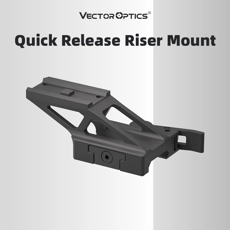 Raspador de óptica vectorial 1X20, soporte elevador de liberación rápida voladizo para riel Picatinny, accesorios de caza, equipo Airsofty