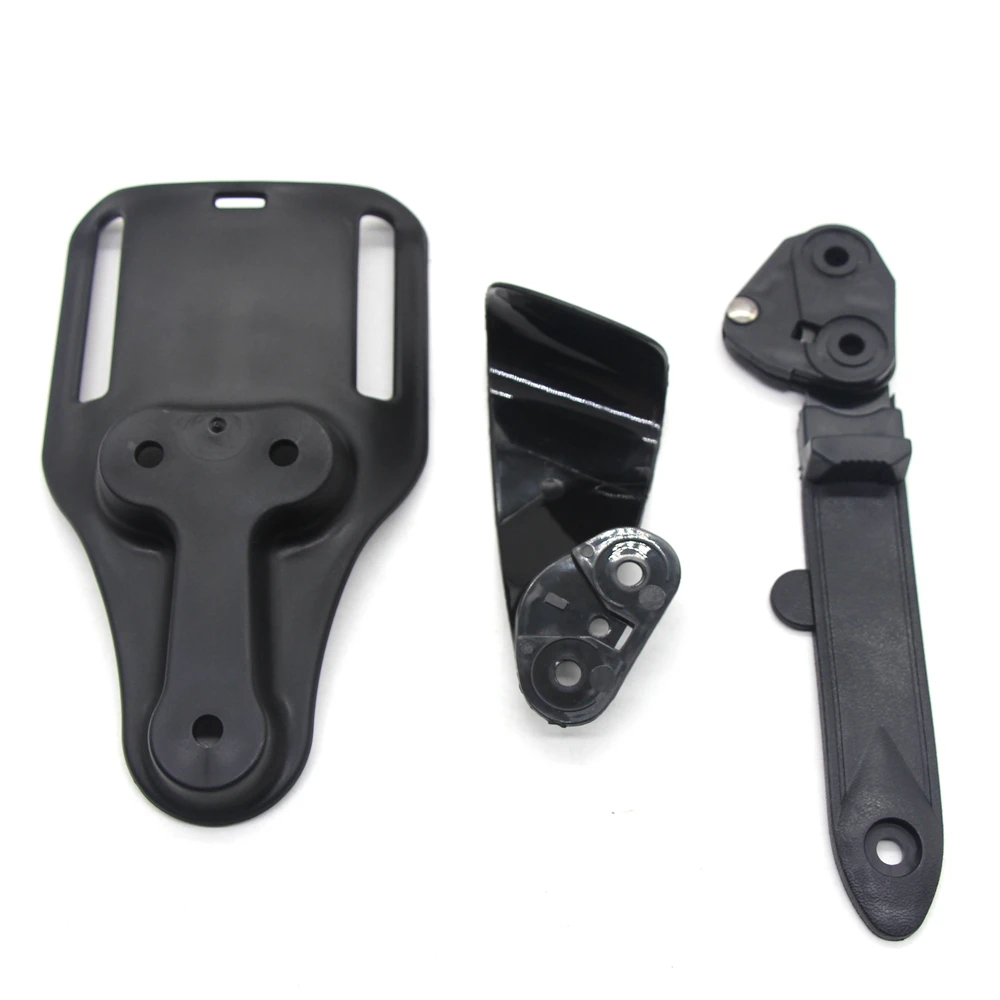 Funda táctica para cinturón de paseo medio, hebilla de seguridad, botón de funda para pistola para GL 17 19 Beretta M9 SIGP226, accesorios para funda - imagen 4