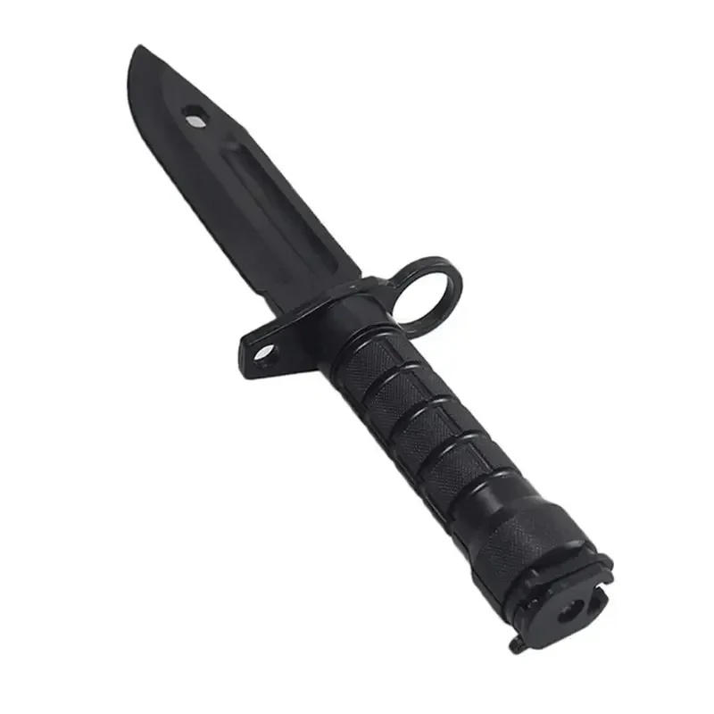 Cuchillo de goma para entrenamiento con funda, plástico falso, hoja fija flexible y suave, adecuado para accesorios, artes marciales de Halloween - imagen 2