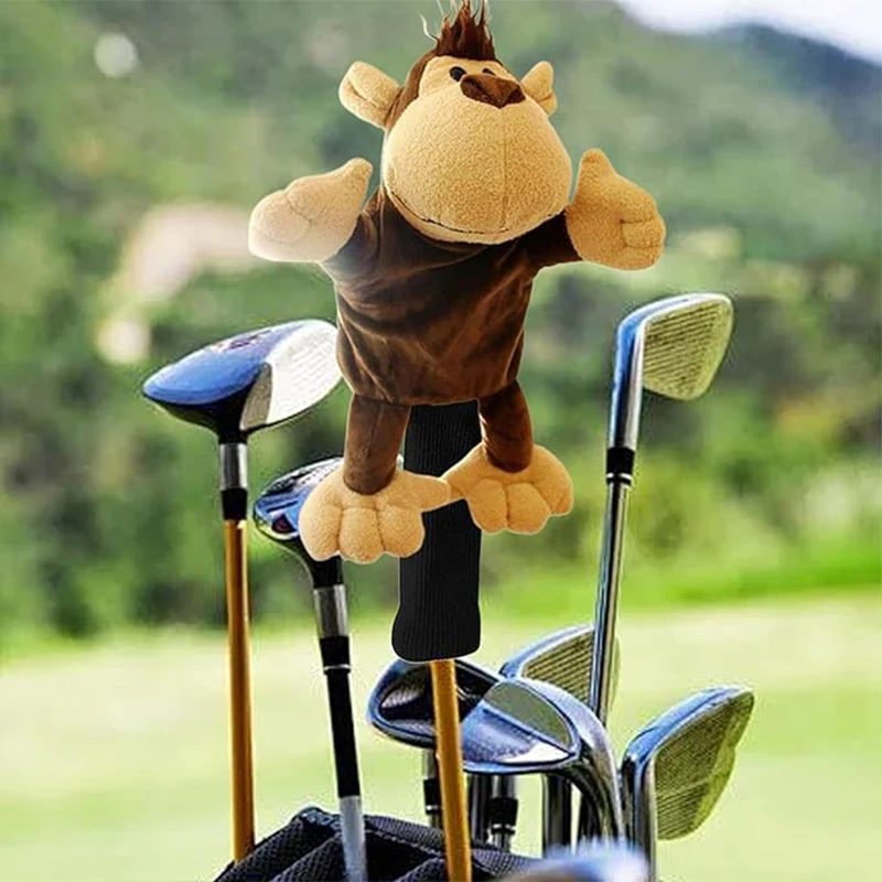 1 funda de Golf de felpa, cubierta protectora para cabeza de palo de animales, cubierta para palos de Golf, Putters de madera 커 - imagen 5