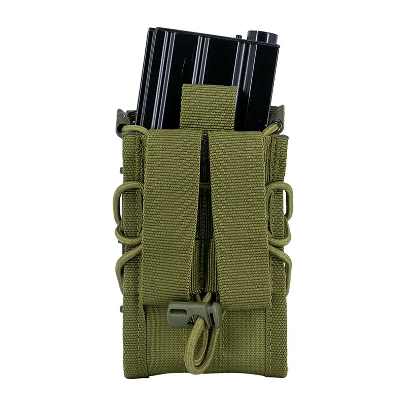 Bolsa de doble cargador Molle System, bolsa táctica Mag M4 para Rifle AK 7,62 5,56, accesorio de caza - imagen 5