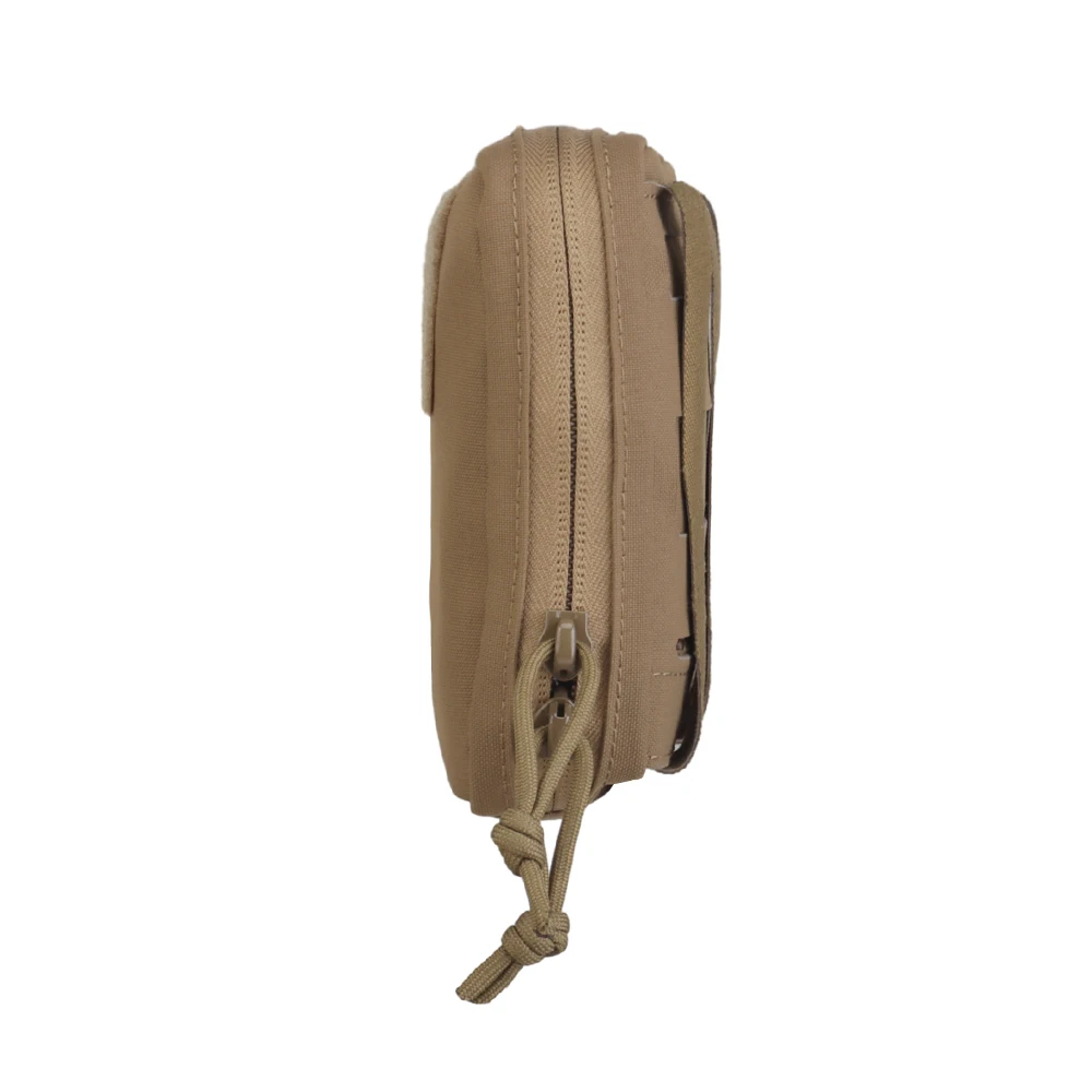 Bolsa montada MOLLE, chaleco de caza, Kit de accesorios de expansión del Panel frontal, almacenamiento varios, cremallera bidireccional - imagen 3