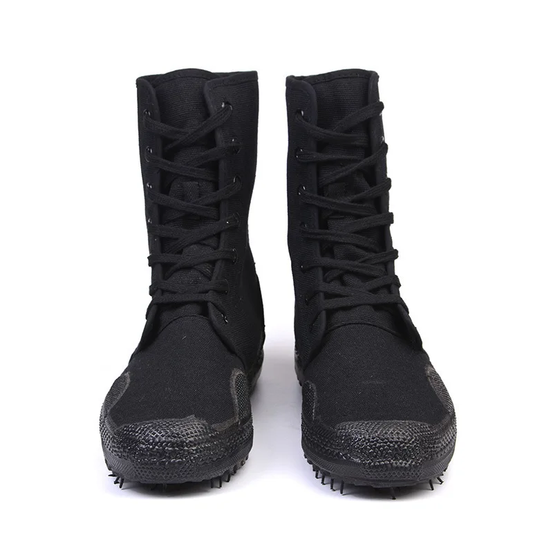 Botas de combate negras TOMITANY - suela antideslizante