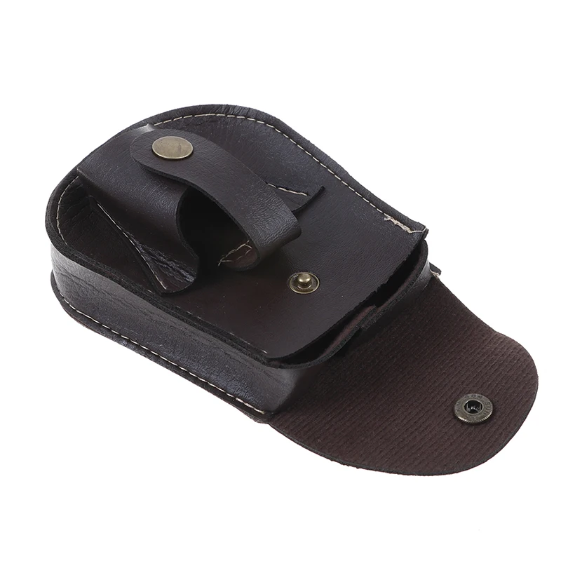 Bolsa táctica de cuero para tirachinas, funda de catapulta, bolsa de cintura de bolas de munición de acero, accesorios deportivos de caza al aire libre - imagen 4