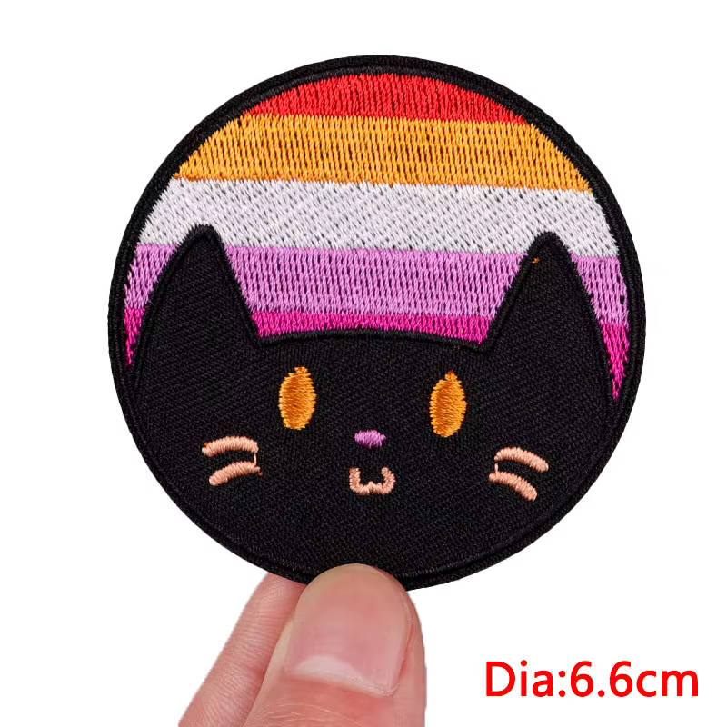 TEAMCAT - Parche bordado animal termoadhesivo para coser o planchar - imagen 4