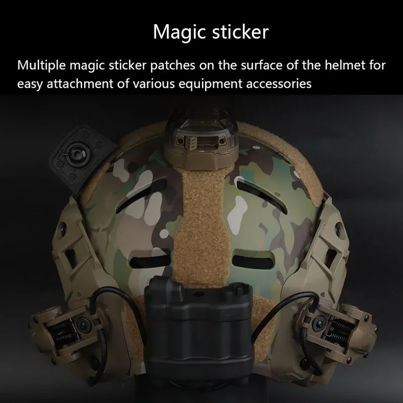 Casco de protección táctico rápido, casco MK, versión de entrenamiento, pistola de caza al aire libre, equipo de protección CS - imagen 5