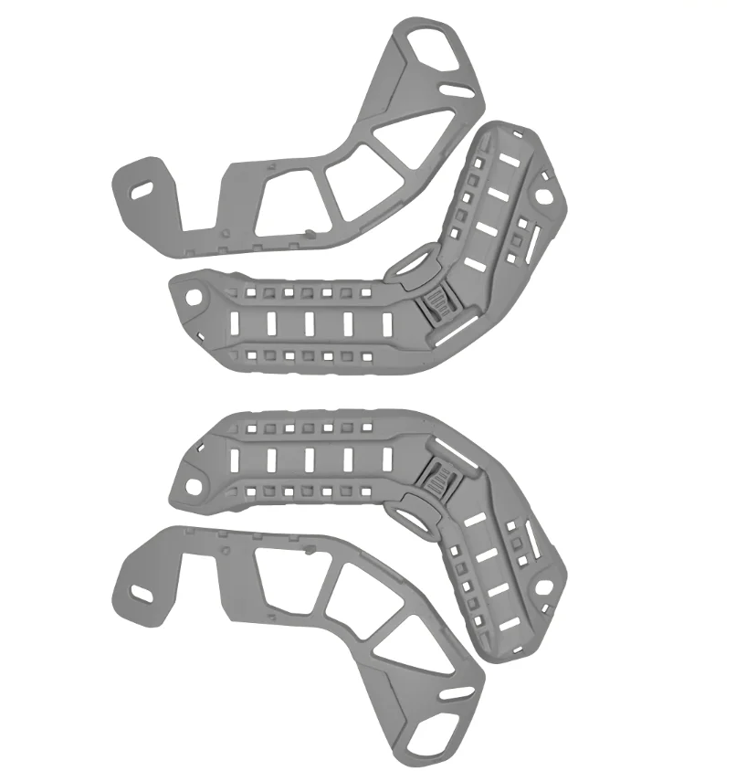 Riel de guía táctico para casco, Riel de doble capa de arco OPS, rápido, MT SF XR, Riel de guía lateral universal para casco con orificios de fijación de alambre - imagen 3
