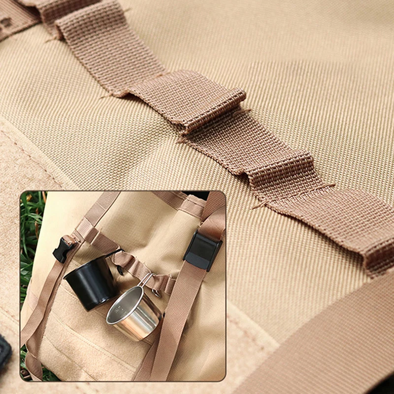 Bolsos de mano para acampar al aire libre para mujer, bolso táctico militar Molle, bandolera de un solo hombro, mochilas de viaje para senderismo y escalada - imagen 5