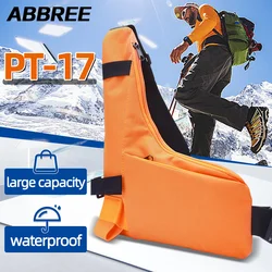 Bolsa de Transporte Táctica Impermeable ABBREE PT-17 de Nailon para Walkie Talkie, Forma de L, Gran Capacidad para Baofeng UV-21 Pro UV-5R Mini Radioaficionado