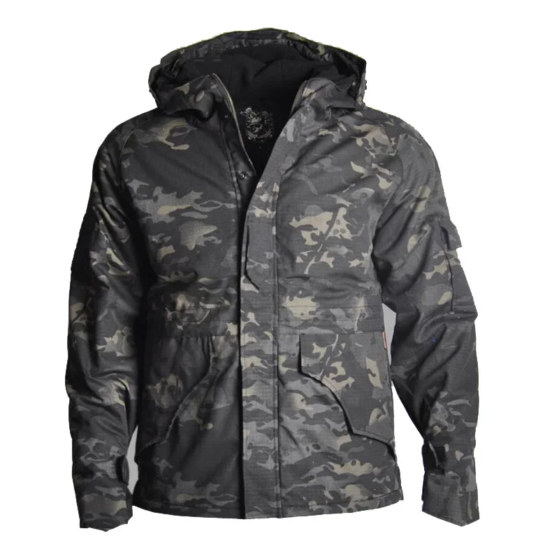 Chaqueta deportiva de Montañismo para pesca/senderismo al aire libre, chaqueta táctica militar, chaqueta con capucha impermeable a prueba de viento para hombre - imagen 5