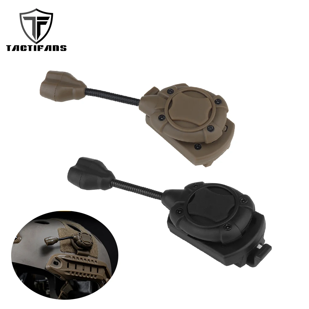 Interruptor MPLS de doble LED montado en casco táctico