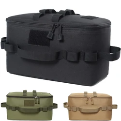 Bolsa de almacenamiento táctica para acampada, bolso de almacenamiento de herramientas de utilidad táctica de 11L, organizador de utensilios de cocina con correa