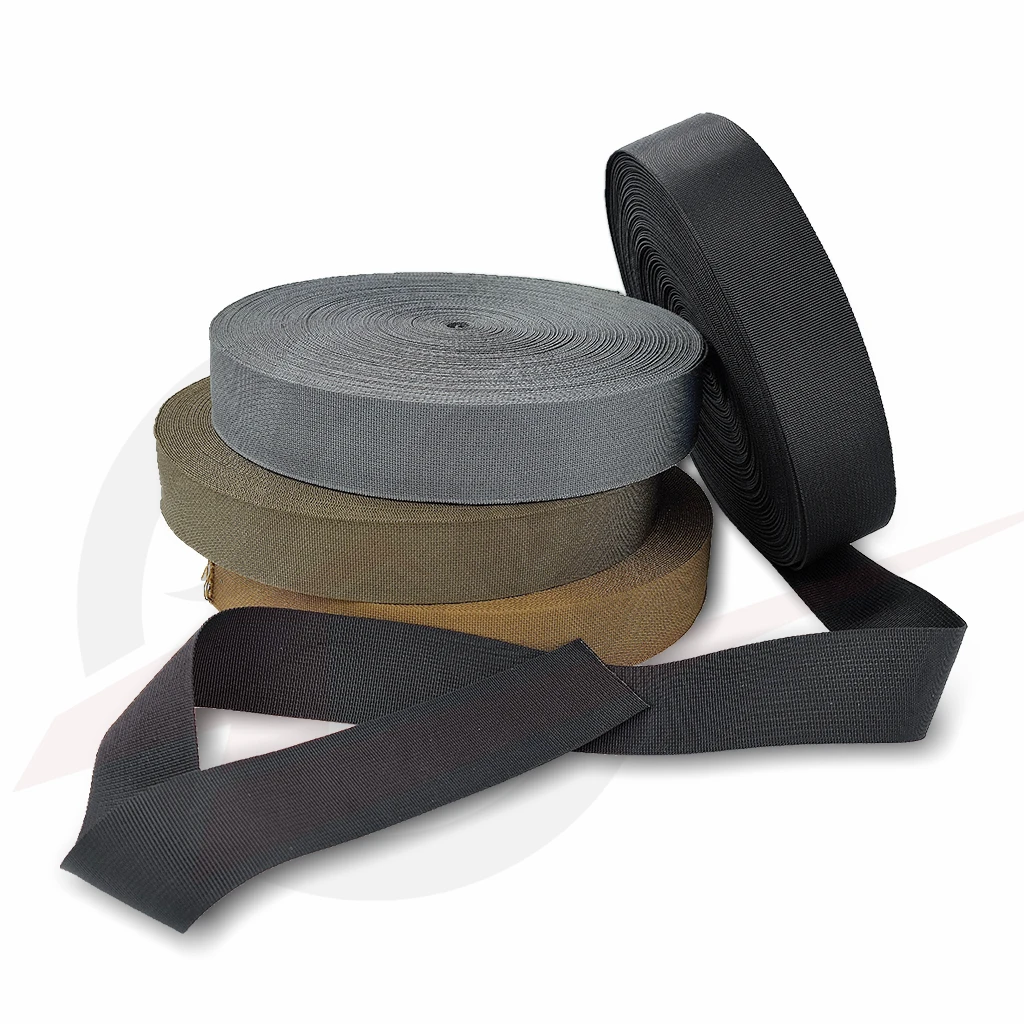 Cinturón táctico de 1M de longitud, cinta MOLLE mate de Color sólido, 20/25/38/45/50mm de ancho - imagen 5