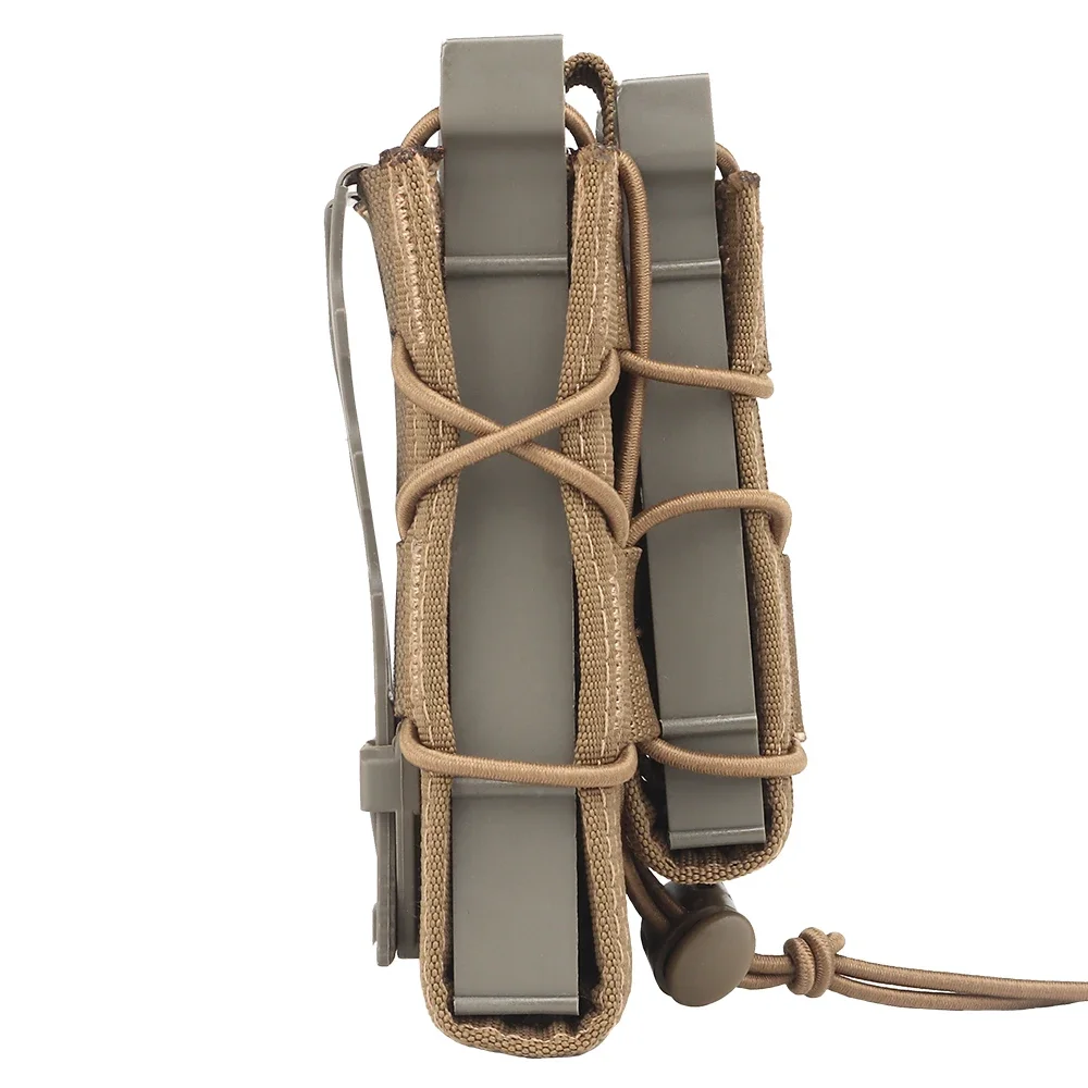 Bolsa para revistas de 9mm/7,62/5,56mm, bolsa Molle M4 AR15 AK GL M9, bolsa Universal Fast Mag - imagen 5