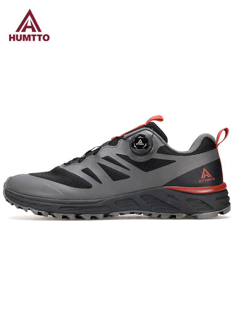 HUMTTO 2024, zapatos de senderismo para hombre, zapatos deportivos transpirables para exteriores, zapatillas para correr, zapatos de trekking todoterreno, botas informales para caminar - imagen 3