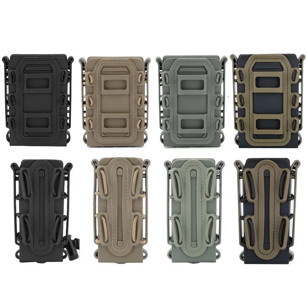 Bolsa para revistas Molle de caza 5,56, 7,62, Rifle Flexible Fast Mag AK 74 AKA 47 AR M4 9mm, soporte para revistas GL