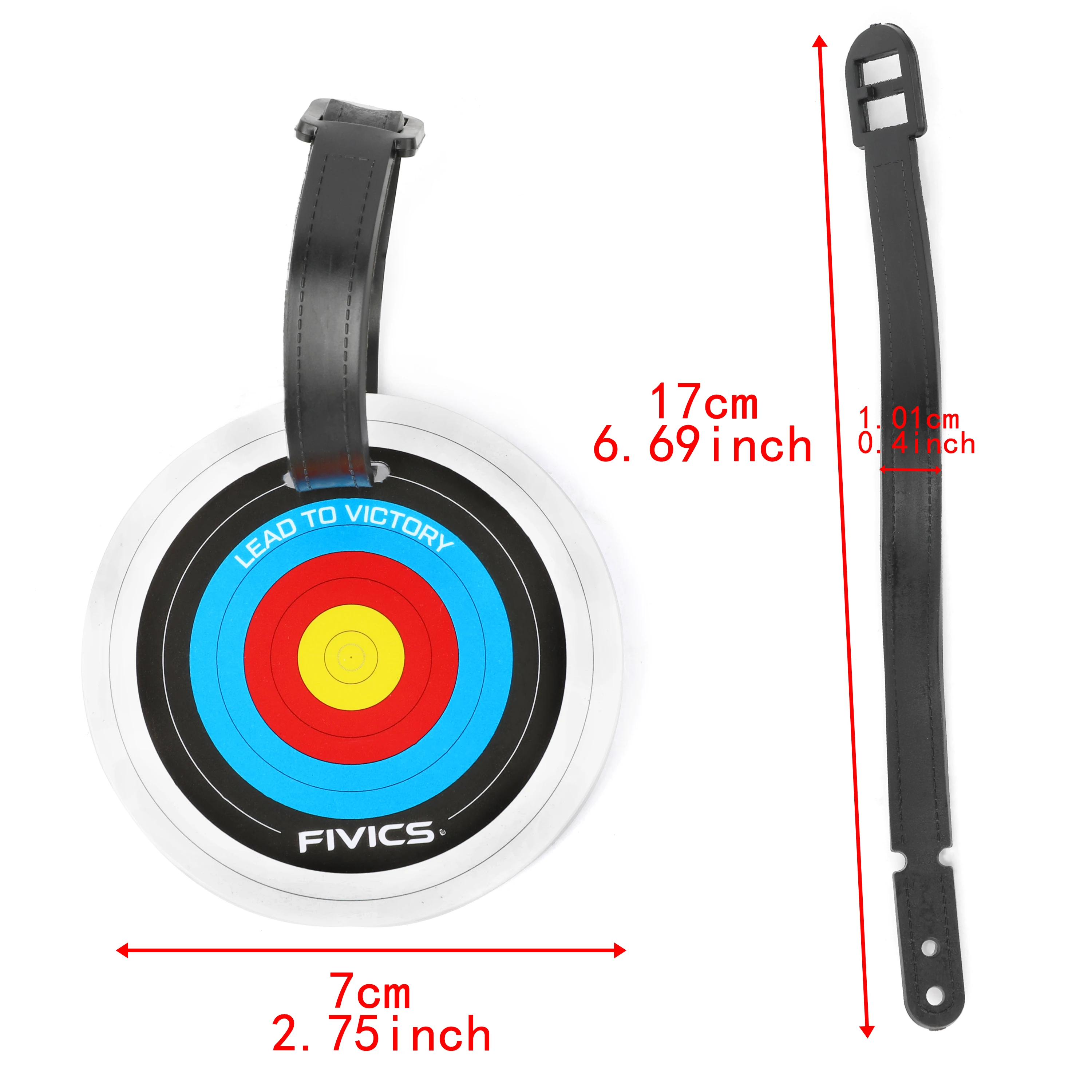 Mochila con temática de tiro con arco hecha a mano, colgante, etiqueta de equipaje, llavero divertido, regalo de viaje, recuerdo creativo para amantes del tiro con arco, portátil - imagen 2