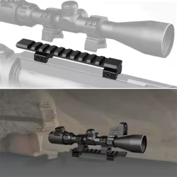 Cola de milano táctica, soporte para mira telescópica para Rifle de 11mm a 20mm, adaptador de riel Picatinny, soportes para linterna con mira láser