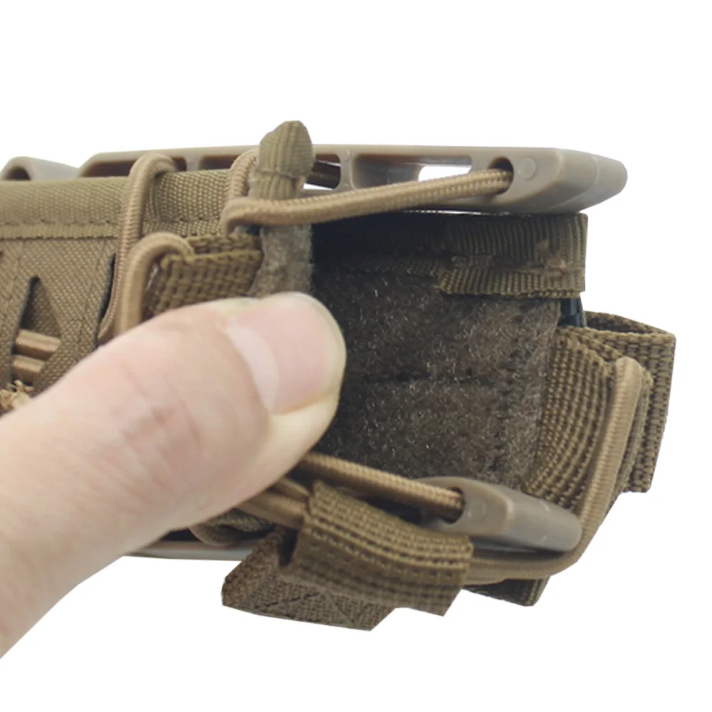 Bolsa táctica Molle Mag para Glock 1911, bolsa para revistas de 9mm, con corte láser, para caza y Airsoft, nuevo estilo - imagen 5