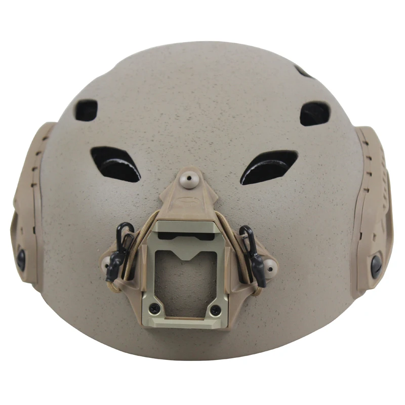 Casco táctico SF para exteriores, fibra de carbono Granular, campo perforado, montañismo, paracaídas, salto, casco de desarrollo para montar, H01 - imagen 4