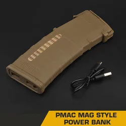 Herramientas para exteriores PMAC Magazine Mag Model Power Bank Caja de cargador de batería reemplazable Carcasa exterior (no incluye batería)