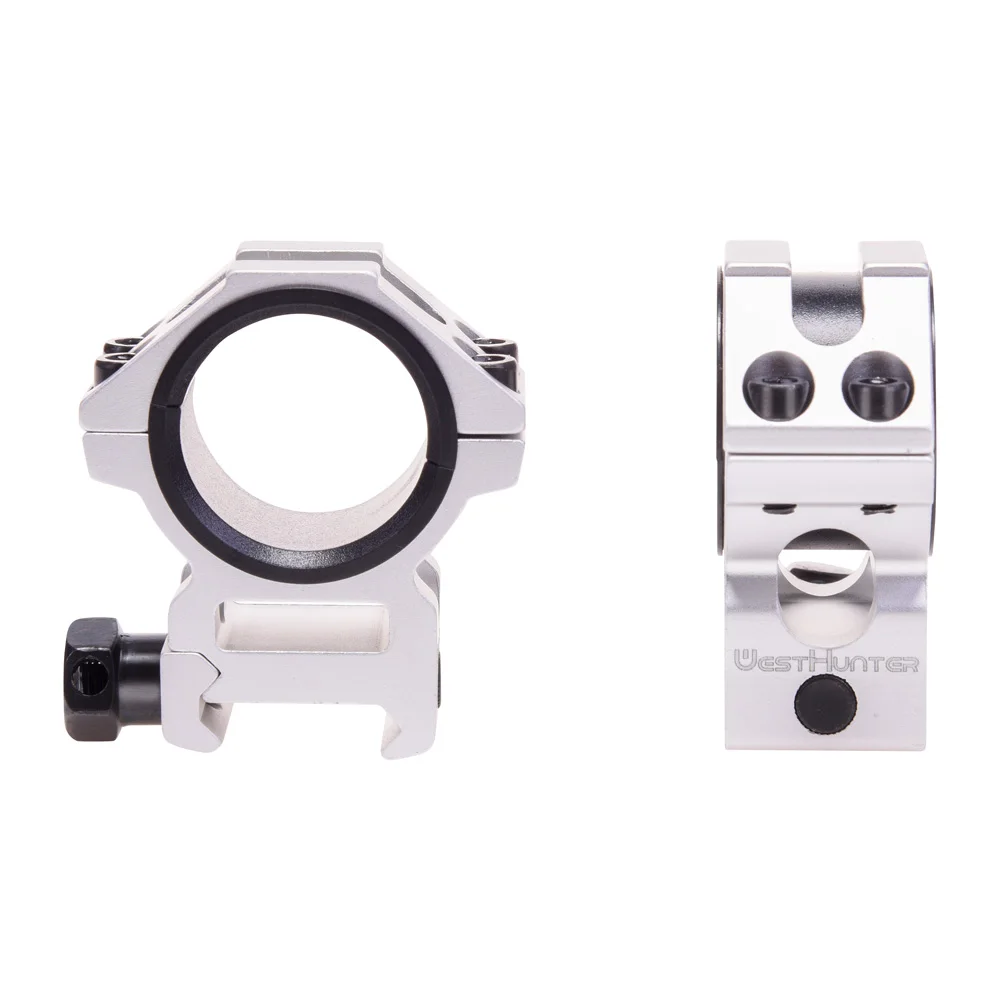 WestHunter-Anillos para rifle de caza, montura Picatinny de bajo perfil, anillos de montaje táctico, procesamiento CNC de alta calidad, 20mm - imagen 3