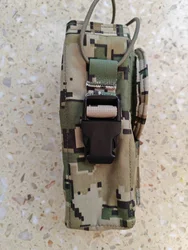 Porta-radio MOLLE de apertura lateral para chaleco táctico
