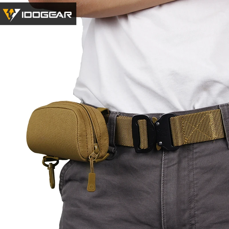 IDOGEAR-bolsa táctica Molle para gafas de caza, caja protectora a prueba de golpes, portátil, para exteriores, para acampar - imagen 5