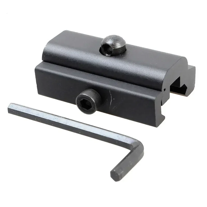 Adaptador de bípode estilo QD Harris, perno giratorio de 20mm, accesorios de caza de montaje en riel Picatinny Weaver - imagen 4