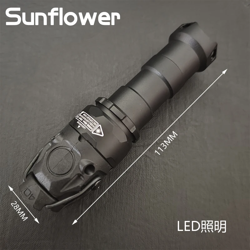 Linterna táctica IR, iluminador de luz KIJI K1-10, iluminación láser infrarroja, luces LED blancas, lámpara de caza Airsoft Picatinny - imagen 4