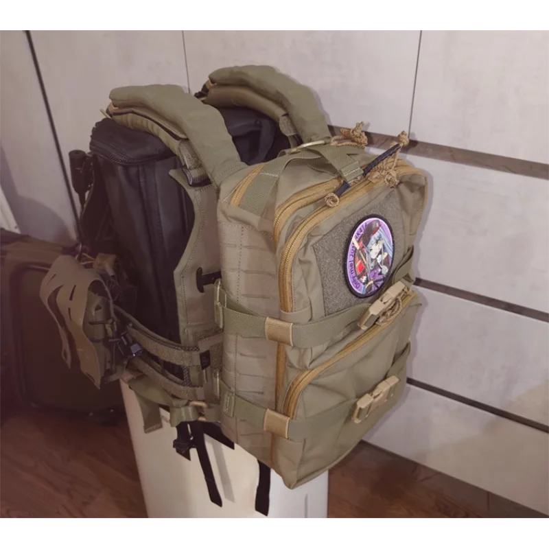 Mochila táctica MOLLE multifunción con panel modular para chaleco - imagen 2