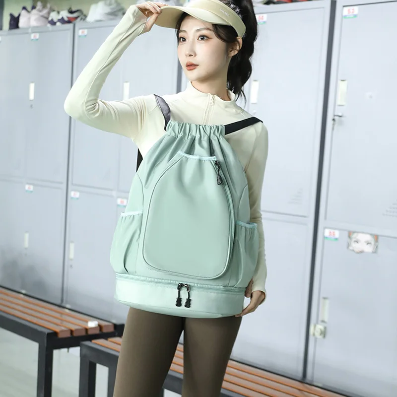 Mochila para raqueta de tenis con capacidad para 2 raquetas, bolsa deportiva para bádminton, paquete de gimnasio de gran capacidad, bolsa de Fitness profesional con bolsillo para zapatos - imagen 5