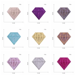 Gritt parche bordado de lentejuelas con diamantes - para planchar