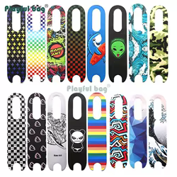 Papel de lija antideslizante para patinete eléctrico, pegatina decorativa resistente al desgaste, accesorio para scooter AMB223