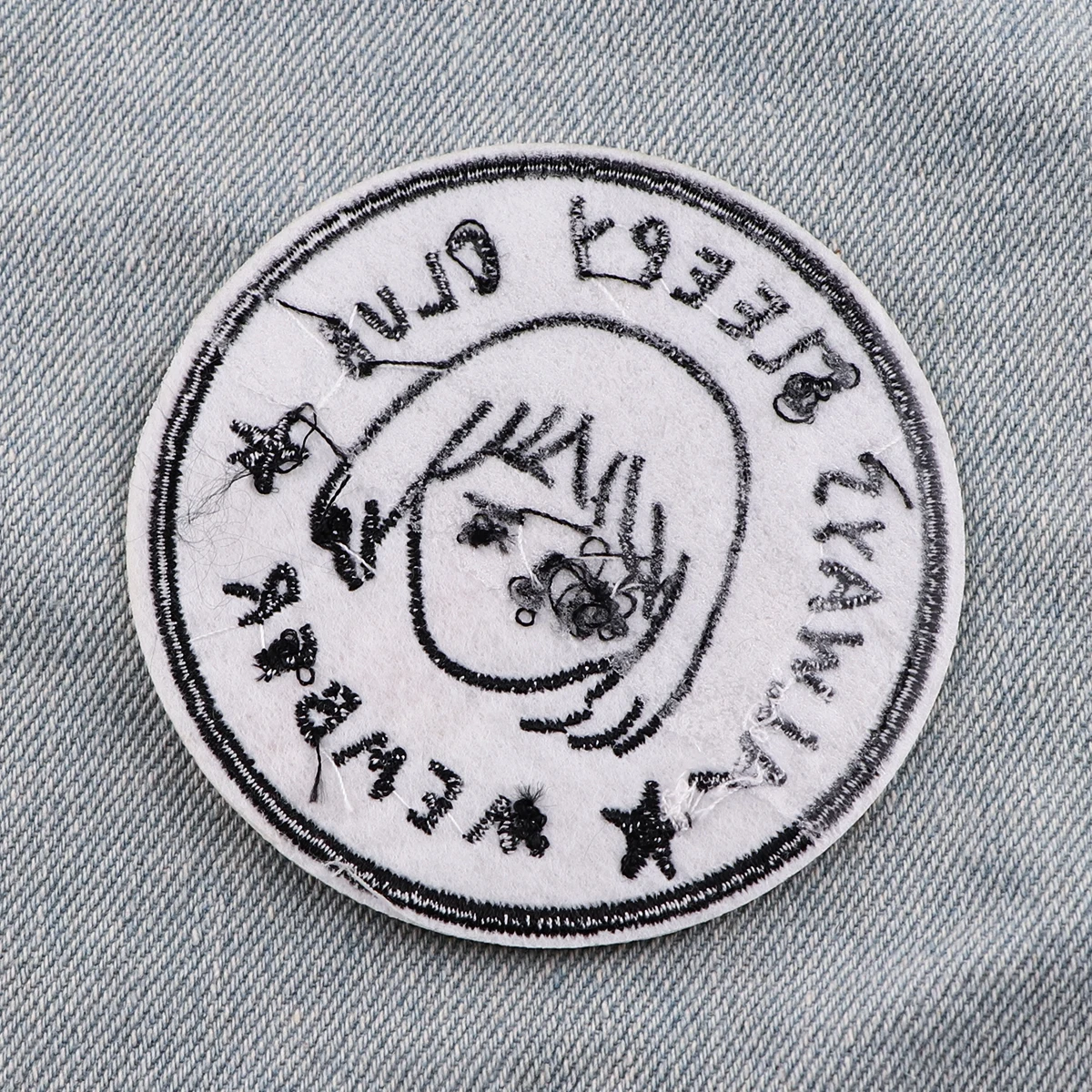 Parche para miembro del Club Always Sleeping, parches para planchar para chica de dibujos animados, parche adhesivo para ropa, parches bordados para coser ropa DIY - imagen 5