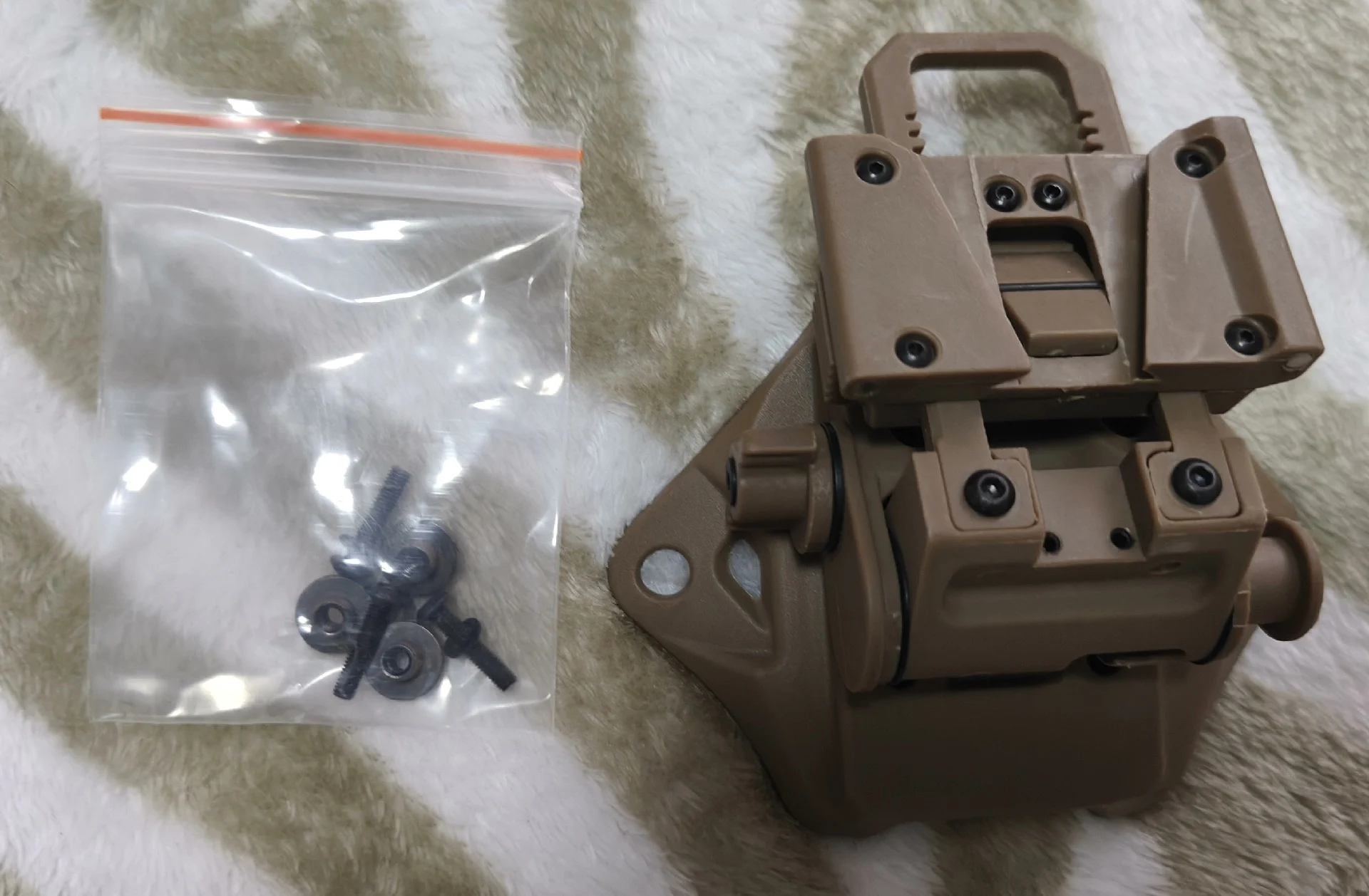 FMA Airsoft Paintball L4G19 casco de plástico NVG soporte de montaje para PVS15 PVS18 GPNVG18 gafas de visión nocturna - imagen 3