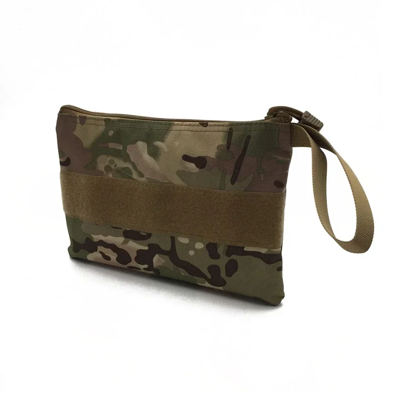 Bolso de mano para deportes al aire libre, bolso de mano portátil, bolsa de almacenamiento de herramientas multifuncional, billetera táctica, bolsa para llaves y tarjetas, bolsa para dinero - imagen 5