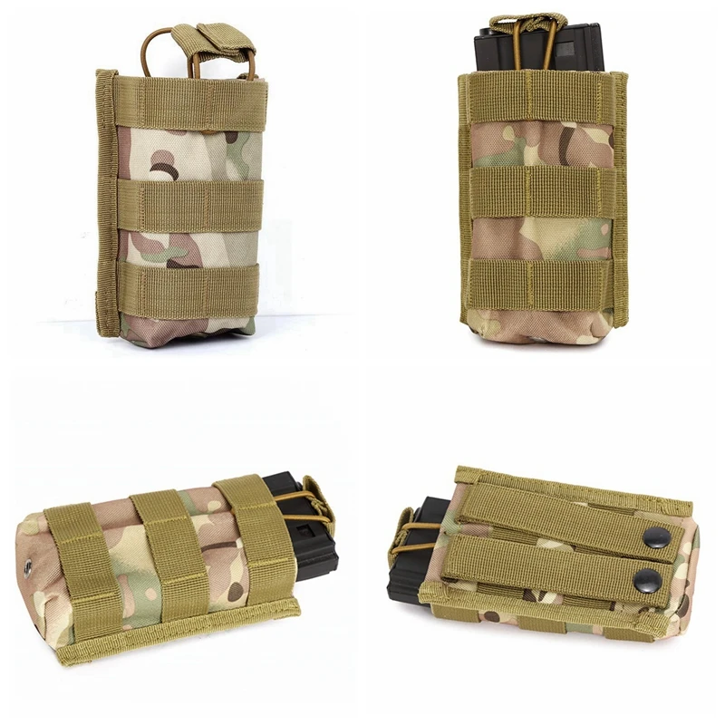 Bolsa táctica para cargador MOLLE, accesorio de caza para Rifle, Airsoft, M4, M14, M16, AR-15, 5,56 MM - imagen 5