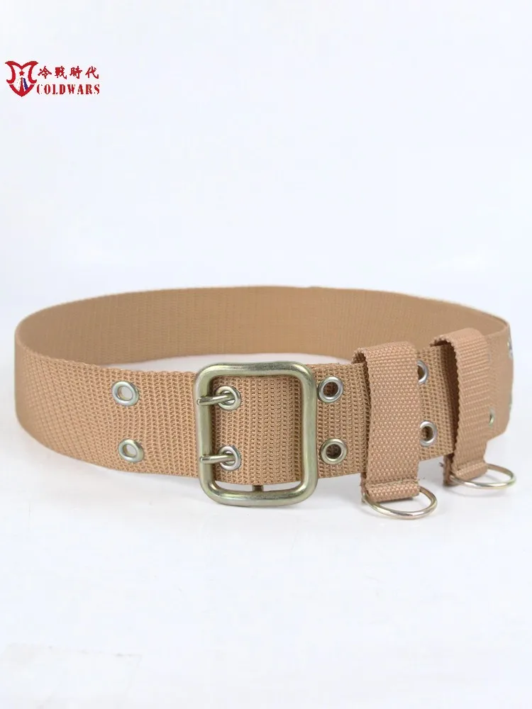 Cinturón exterior ruso, cinturón de nailon de doble aguja con hebilla de metal para hombre rosa militar - imagen 5