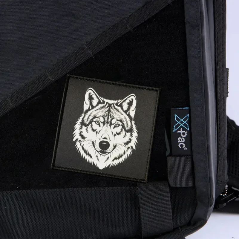 Parche "lobo", tácticas militares, insignia de moral, impresión de gancho y bucle, mochila, accesorios de decoración de ropa, pegatinas, brazalete - imagen 5