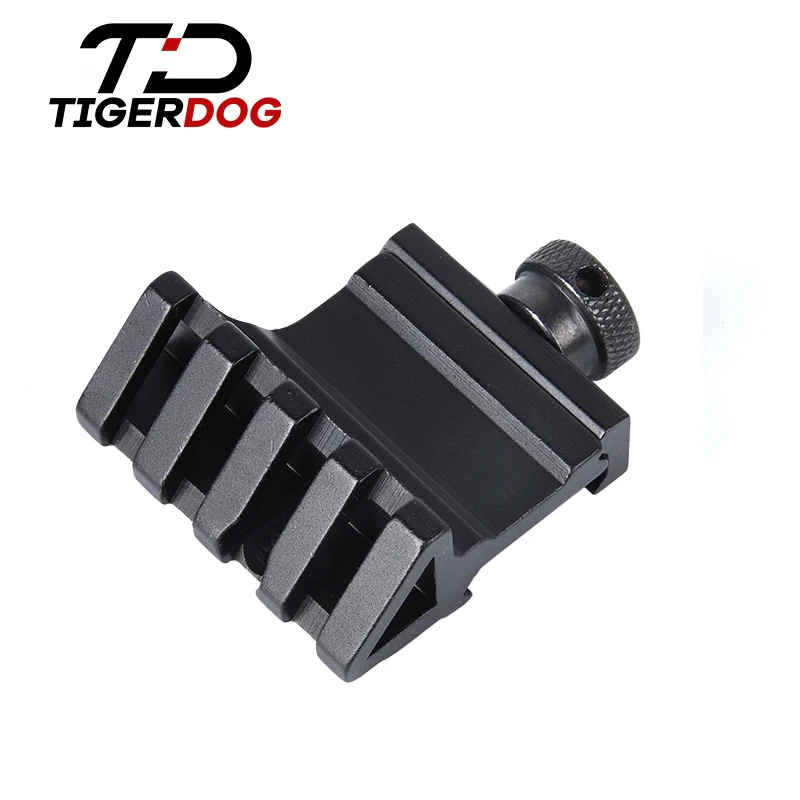 Adaptador offset Picatinny 30° – Perfil bajo para luz láser y mira - imagen 2