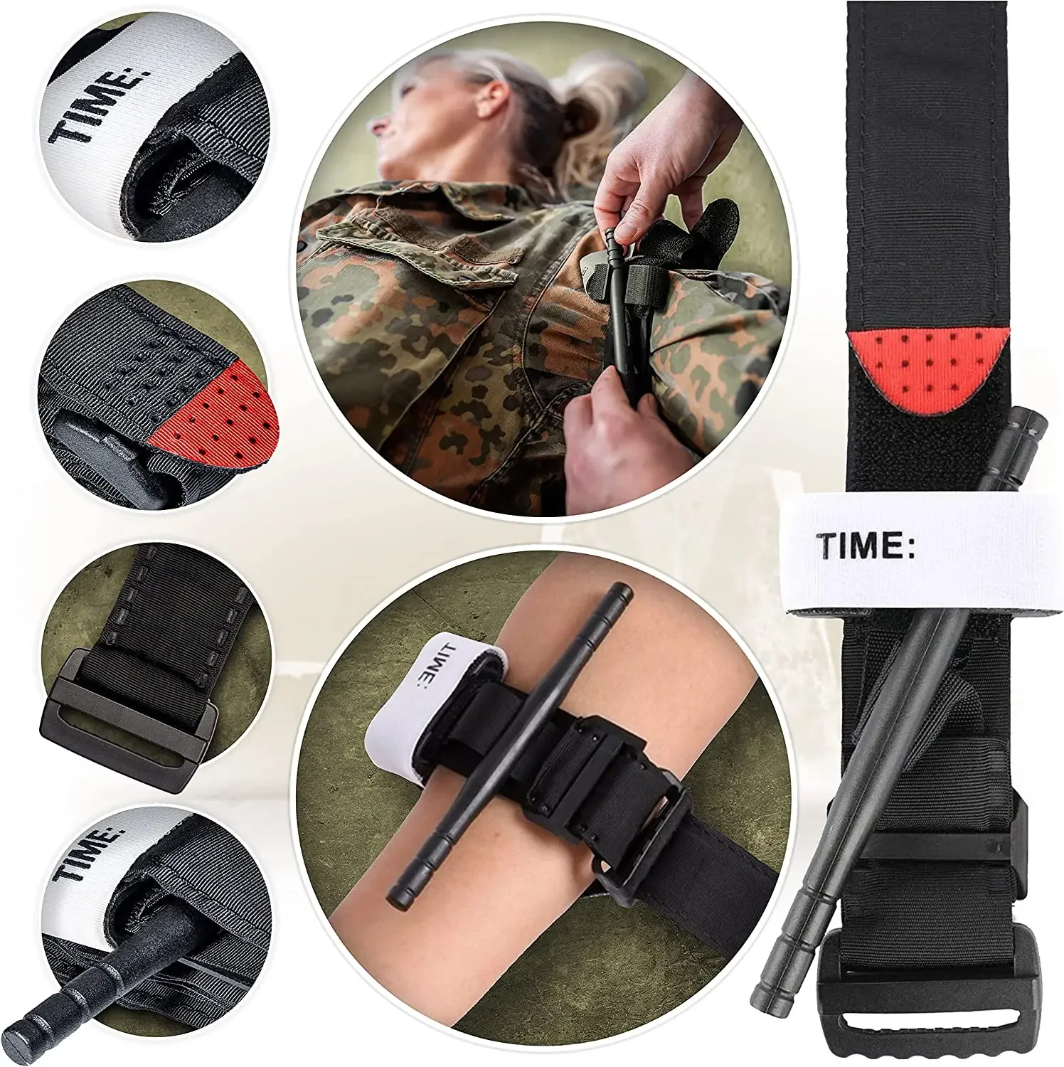 3 unids/set 1000D Molle torniquete bolsa titular con cizalla pluma táctica cinturón Trauma cizalla médica bolsa conjunto Kit de supervivencia viaje - imagen 4