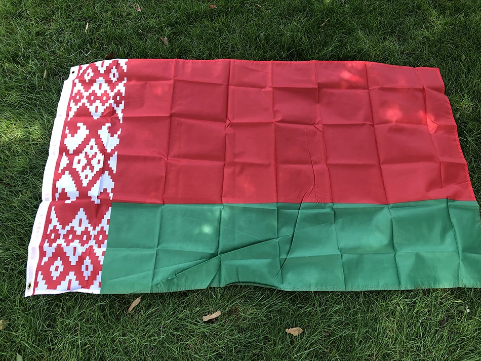 BANDERA DE SKY, envío gratis, bandera de Bielorrusia, 90x150cm, bandera nacional bielorrusa de poliéster de alta calidad para decoración y actividades del hogar - imagen 2
